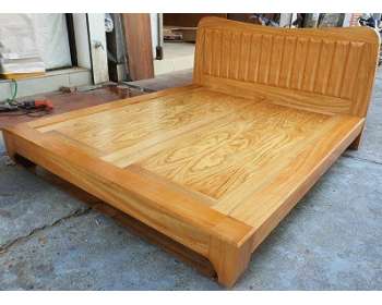 giường ngủ kiểu nhật gỗ sồi nga cao cấp-TT02